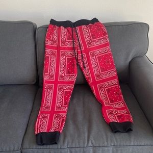 Sweat pants/ joggers. Disney Sebastian themed cozy winter seats